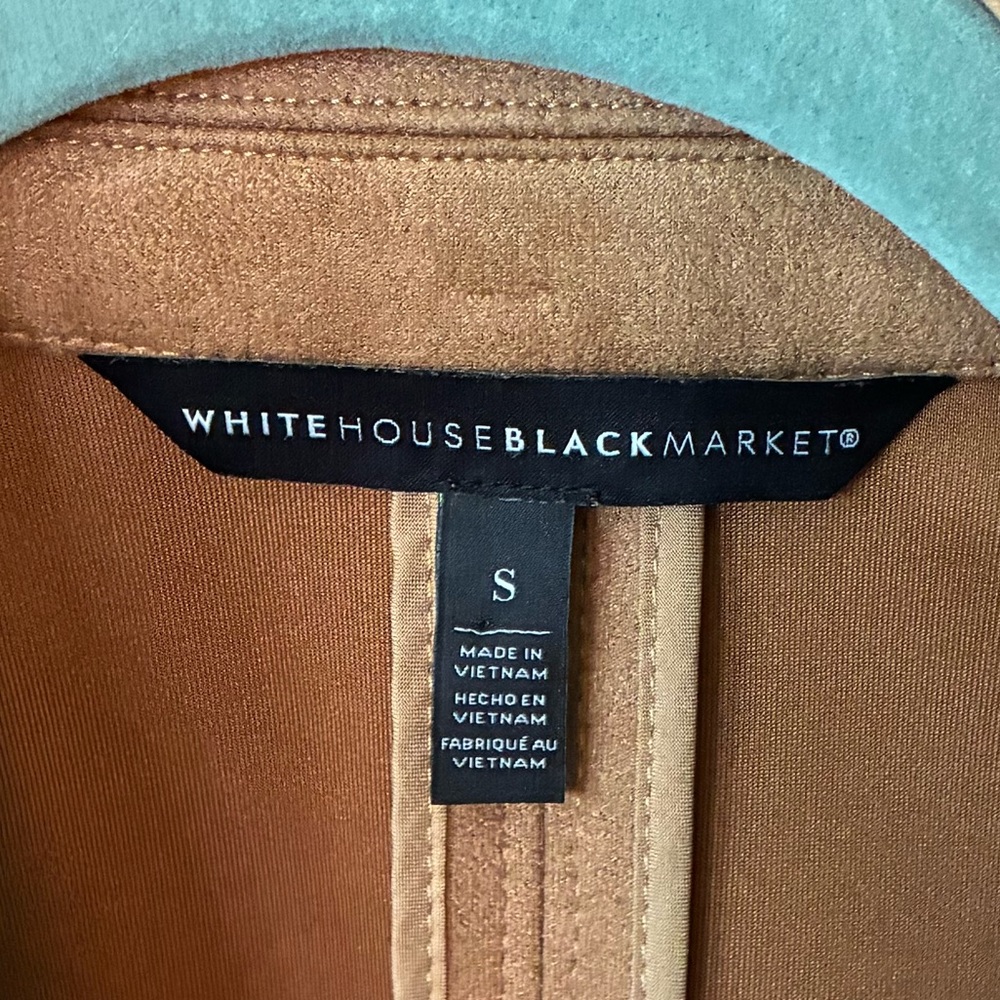 White House Black Market Camel Jacket and skirt set - Picture 7 of 11